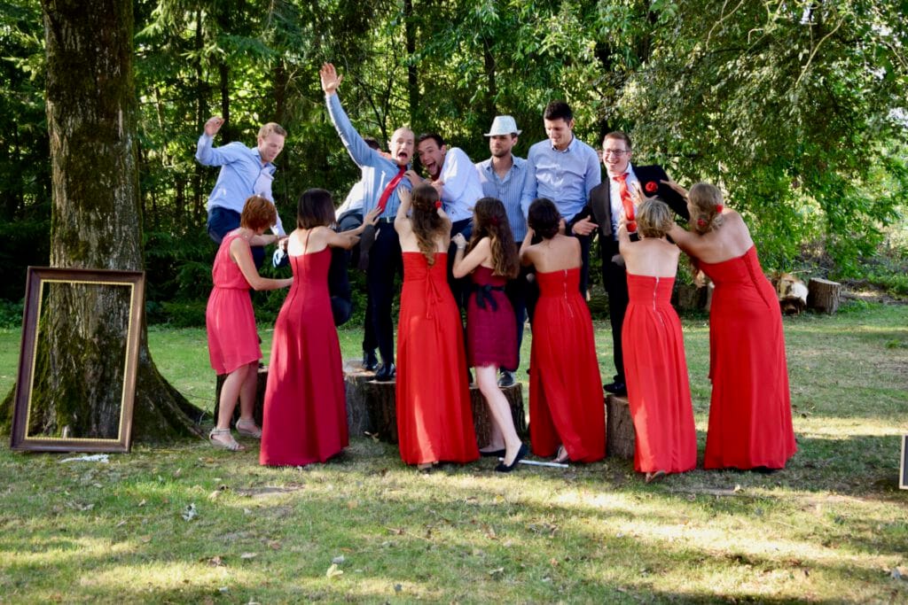 Thème rouge mariage